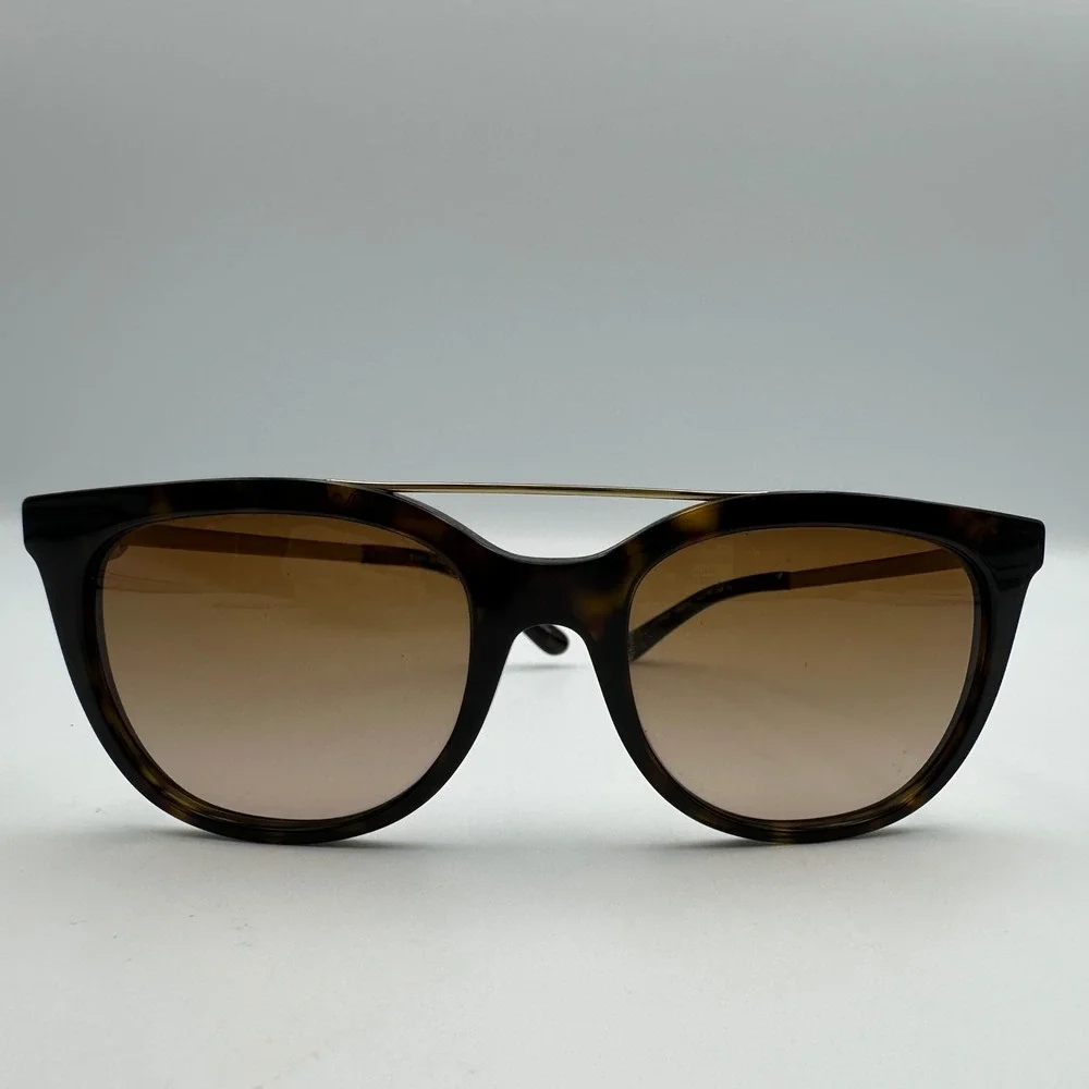 Tory Burch Gradient Sunglasses Womens Tortoise TY7147 Double Bridge Gold Logo - Picture 2 of 14